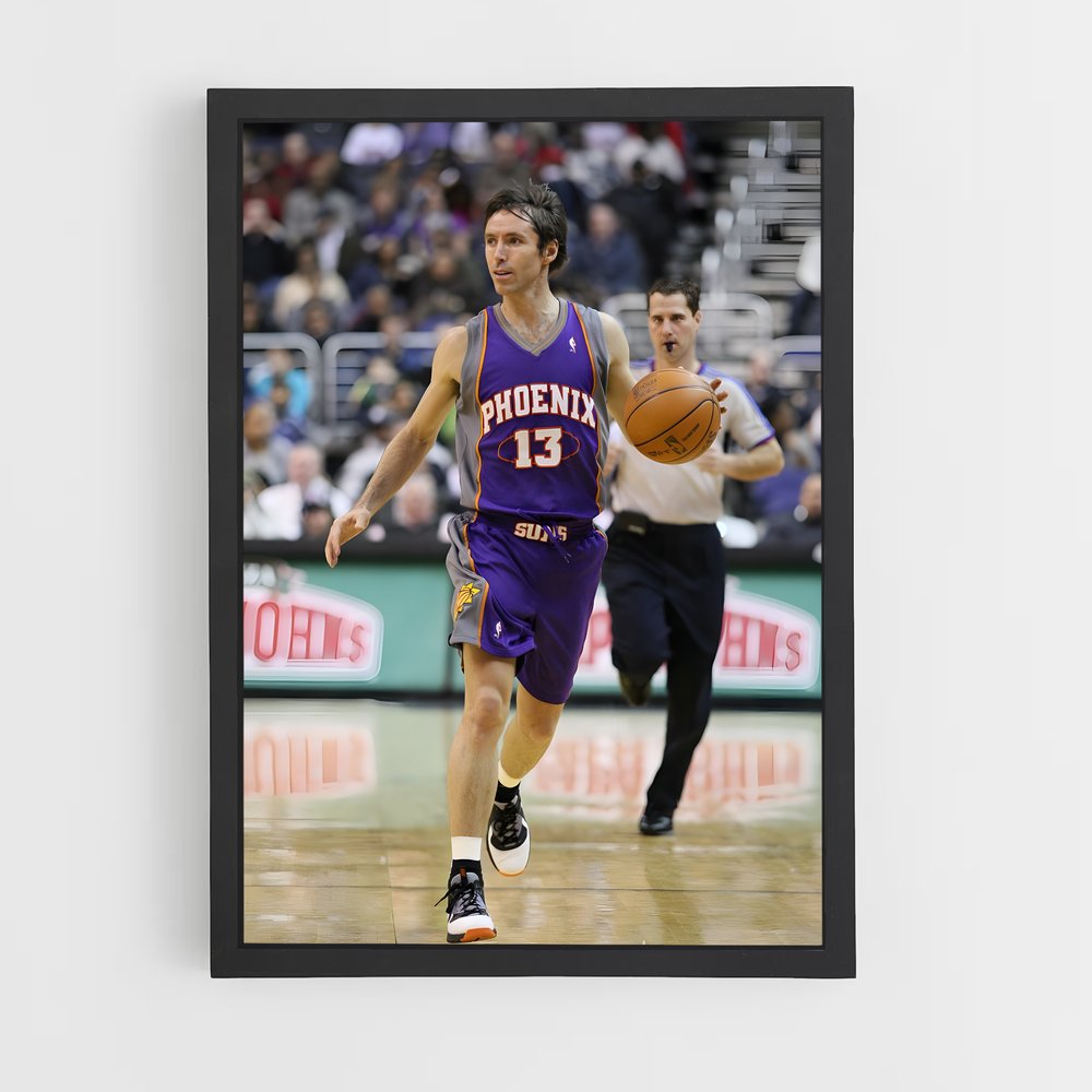 Poster Steve nash – affiche Basketball (vue 2)